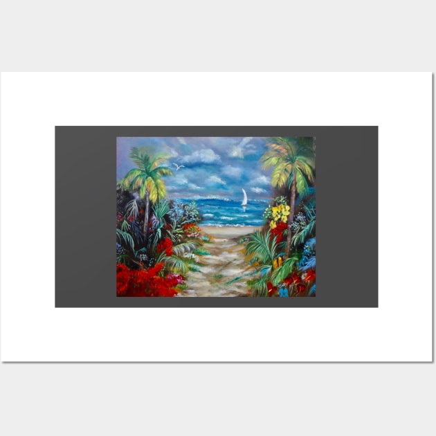 Path To The Beach Wall Art by jennyleeandjim